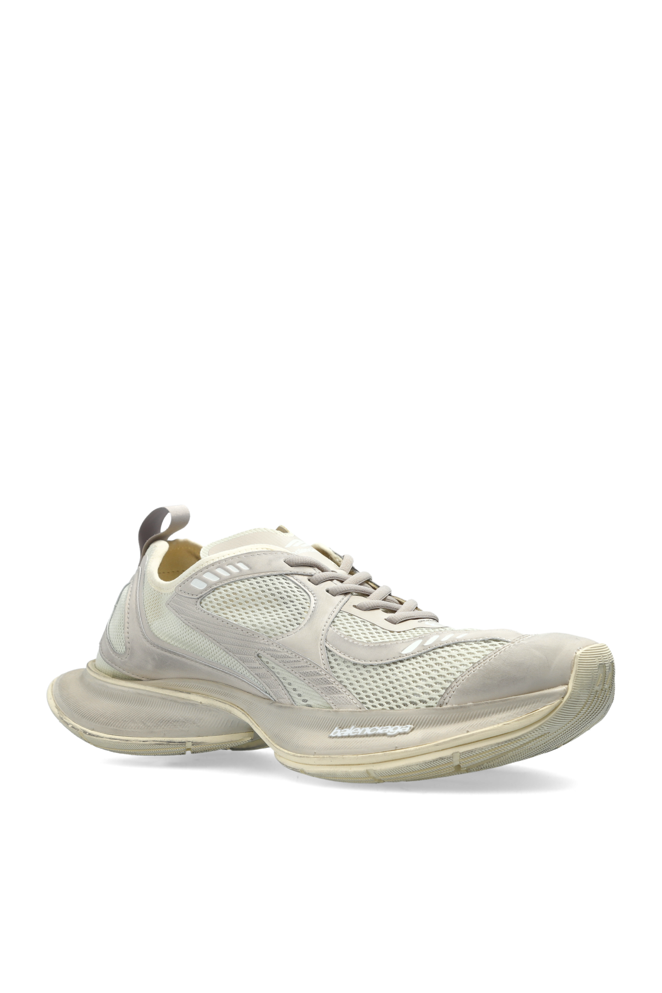 スニーカー BALENCIAGA Men Sneakers White 793945WFLGY 9100 Balenciaga White and silver Sneaker Circuit | TheDoubleF